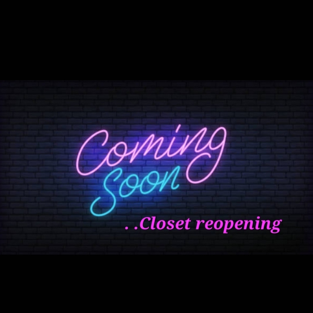 I will be starting my closet back up soon. Please check back!